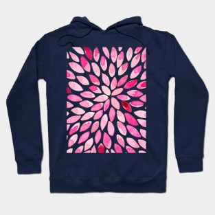 Watercolor brush strokes - pink Hoodie